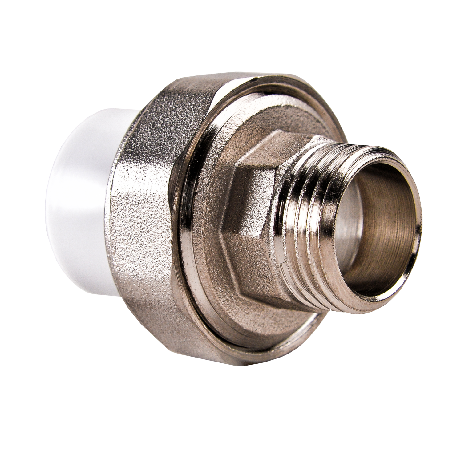 Муфта комбинированная разъемная раструбная ПП D40-1 1/4" ВР(мама) РВК