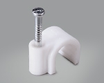 Скоба с гвоздем круглая СПК 7 (уп. 50 шт.) Fortisflex