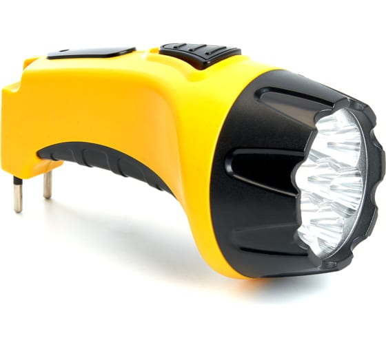Фонарь аккумуляторный 15 LED DC свинцово-кислотная батарея, желтый TH2295 TH93C Feron