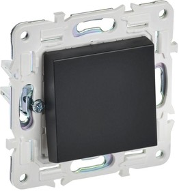Выключатель 1-кл. SKANDY 10A SK-V01 BI черн. IEK