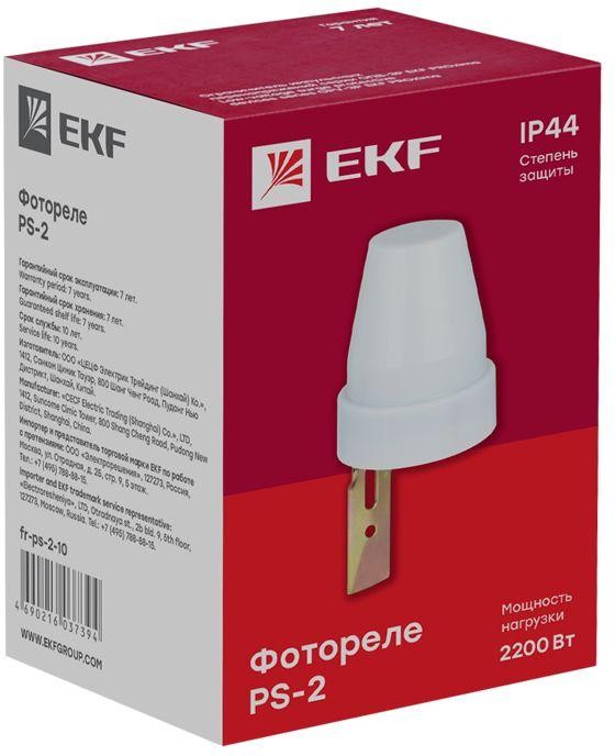 Фотореле PS-2 10A 2200Вт IP44  EKF
