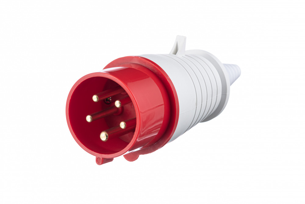 Вилка эл. каб. 16А 3P+PE 380B IP44 ССИ-014 IEK