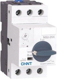 Выключатель автоматический для защиты двигателя 0.63-1А NS2-25X с поворотной ручкой R CHINT