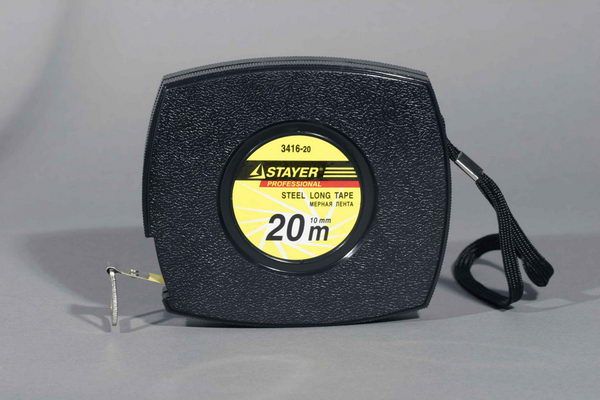 Рулетка 10м прорез. корпус Хард FIT