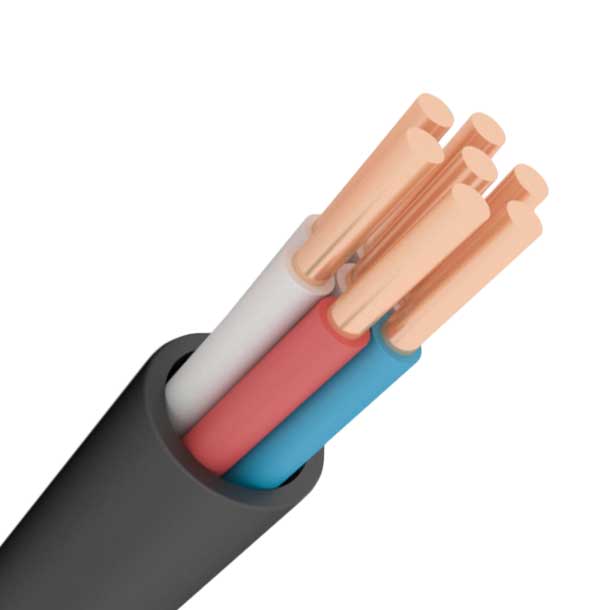 Кабель контрольный КВВГЭнг(А)-LS 7х1,5 экран алюминевая фольга ГОСТ 26411-85 Людиновокабель